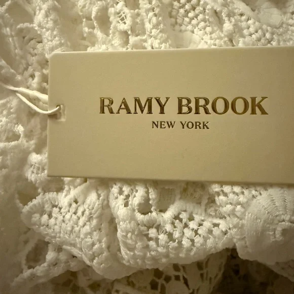 NWT Ramy Brook Austyn Crochet Lace Maxi Dress - Picture 7 of 8